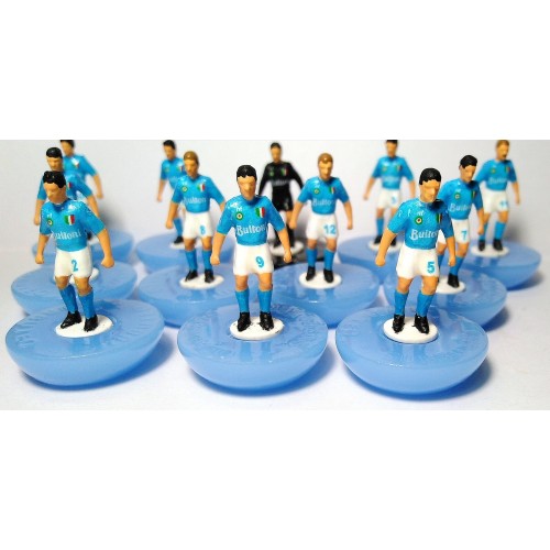 Subbuteo Andrew Table Soccer Napoli 1987-88 on classic Hasbro bases